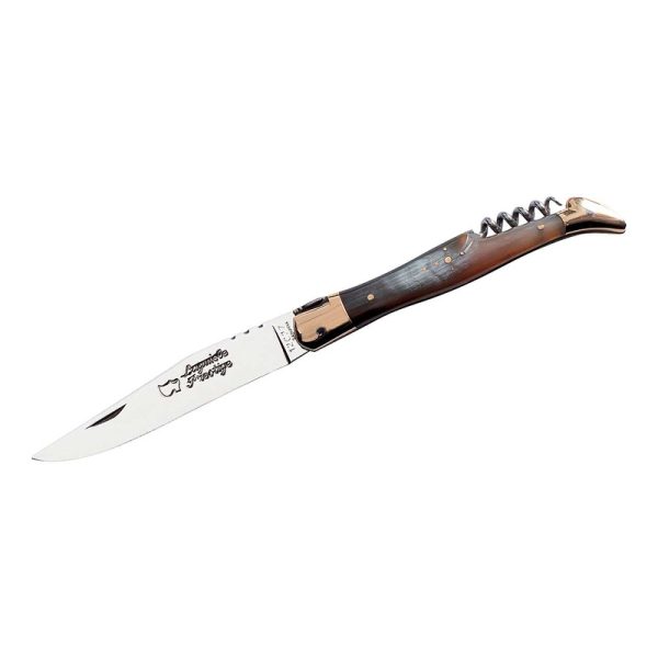 Au Sabot Laguiole-Messer, Bffelhorn, mit Korkenzieher GAI325480701