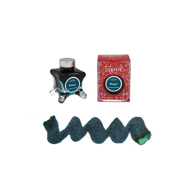 Diamine Stargazer Ink Vent Red Tintenfass, 50ml, Blau, Glas