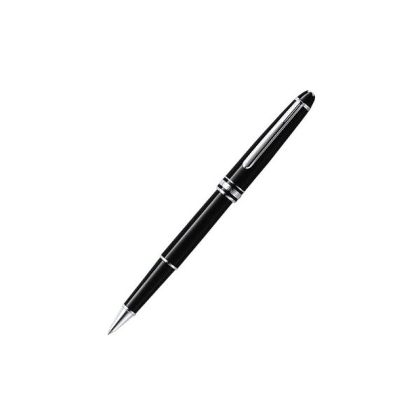 Montblanc Meisterstck Roller, Edelharz, Platinierte Beschlge, Schwarz, 132445