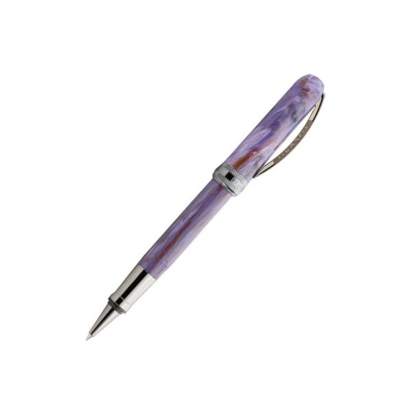 Visconti Rembrandt-S Lavendel Roller, Edelharz, Ruthenium Akzenten, KP10-29-RB