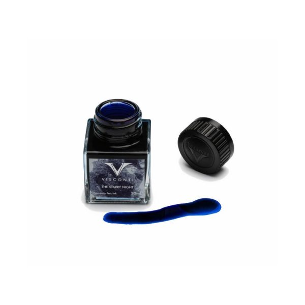 Visconti Starry Night Tintenfass, 30ml, Blau, Glass, INKVG-30ML18