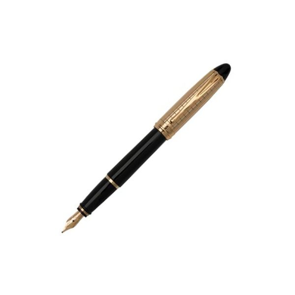 Aurora Ipsilon Quadra Gold Fllfederhalter, Edelharz, Schwarz, Gold