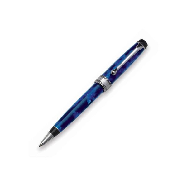 Aurora Optima Kugelschreiber, Auroloide, Blau, Verchromte Akzente, 998-CBA