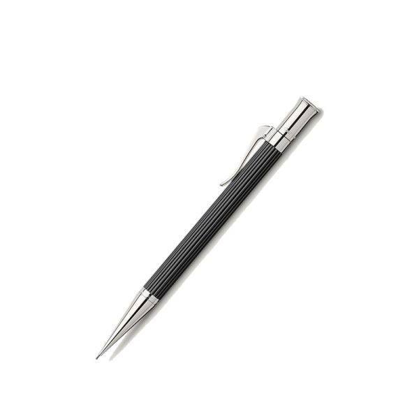Graf von Faber-Castell Classic Minenbleistift, Ebenholz, Platinierte, 0.7 mm