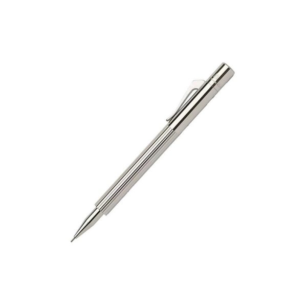 Graf von Faber-Castell Pocket Pen Minenbleistift, Platin, 0,7 mm. 138010