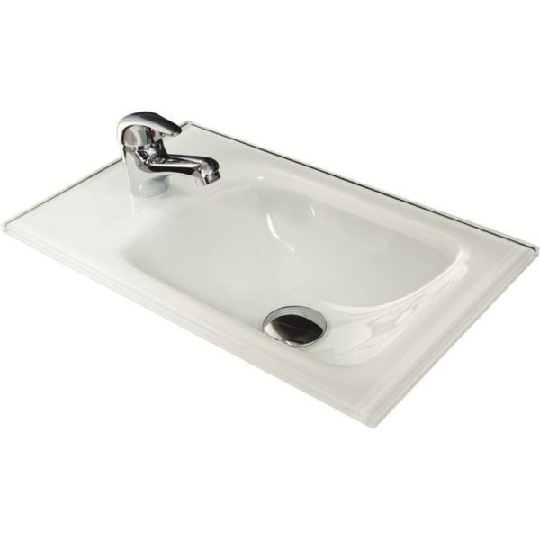 glasbecken gste-wc 45 cm wei