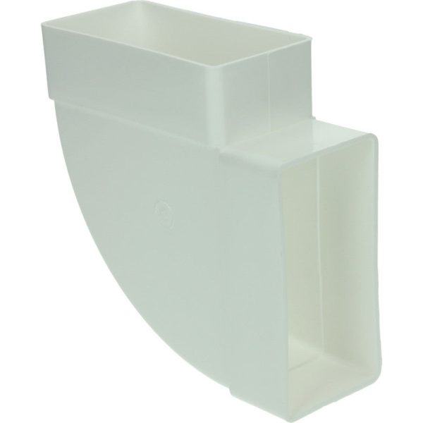 Rohrbogen fr Flachkanal 110x53 mm waagrecht