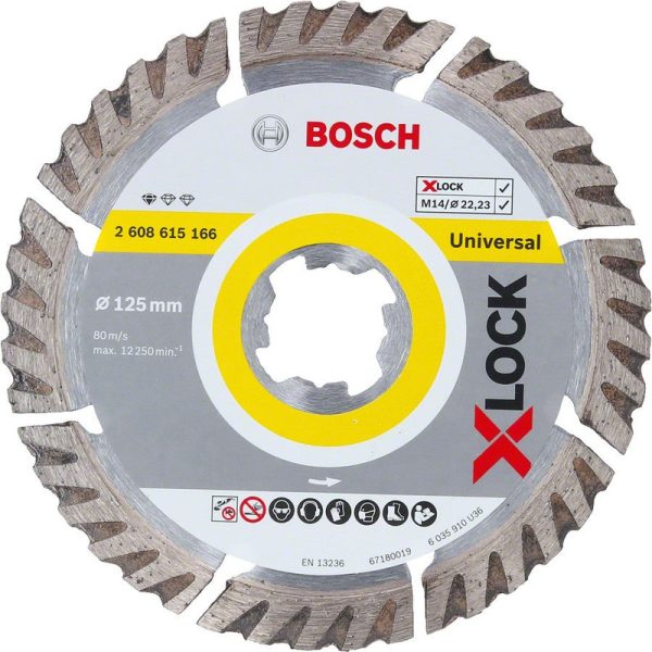 Diamanttrenscheibe Bosch X-LOCK Standard for Universal 125 x 22,23 x 2,0 mm
