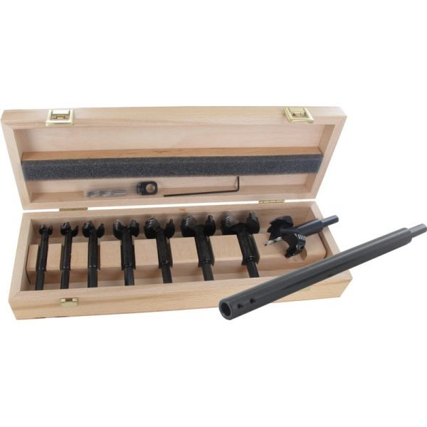 Forstnerbohrer Bormax WS-Prima-Set 9-tlg. im Holzkasten 15 - 50 mm