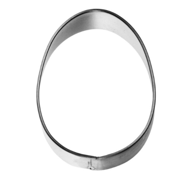 Ausstechform 'Ei', Weiblech, 6 cm         n